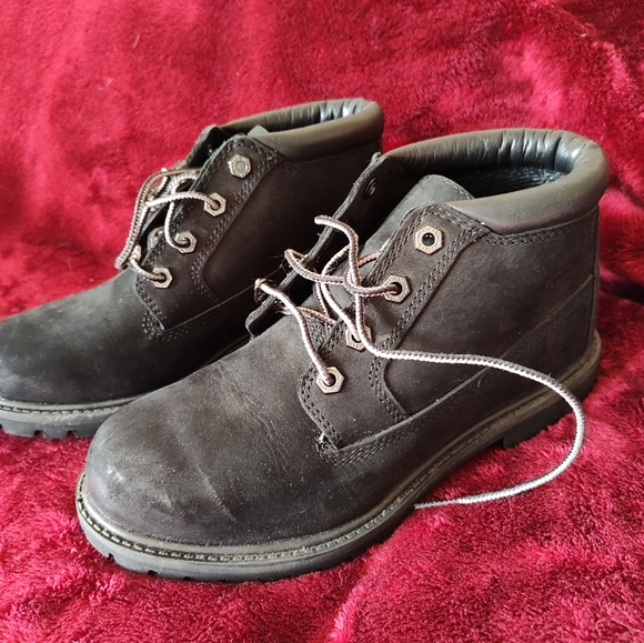 Vintage black Nelly chukka timberland boots size 7 - Picture 2 of 7
